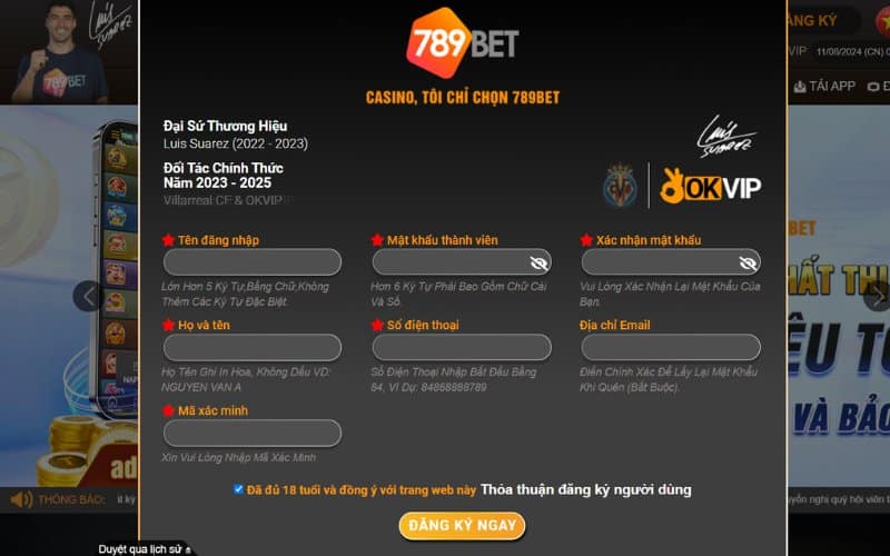 hướng dẫn đăng ký tải khoản nhà cái 789bet