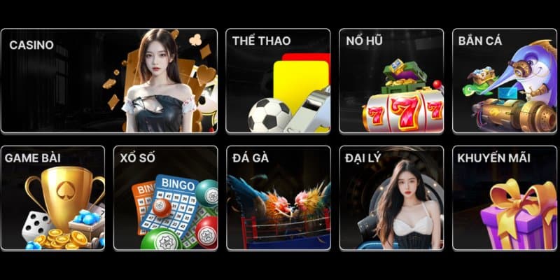 cá cược thể thao, game bài, bắn cá, nổ hũ đa dạng game cá cược trực tuyến hấp dẫn